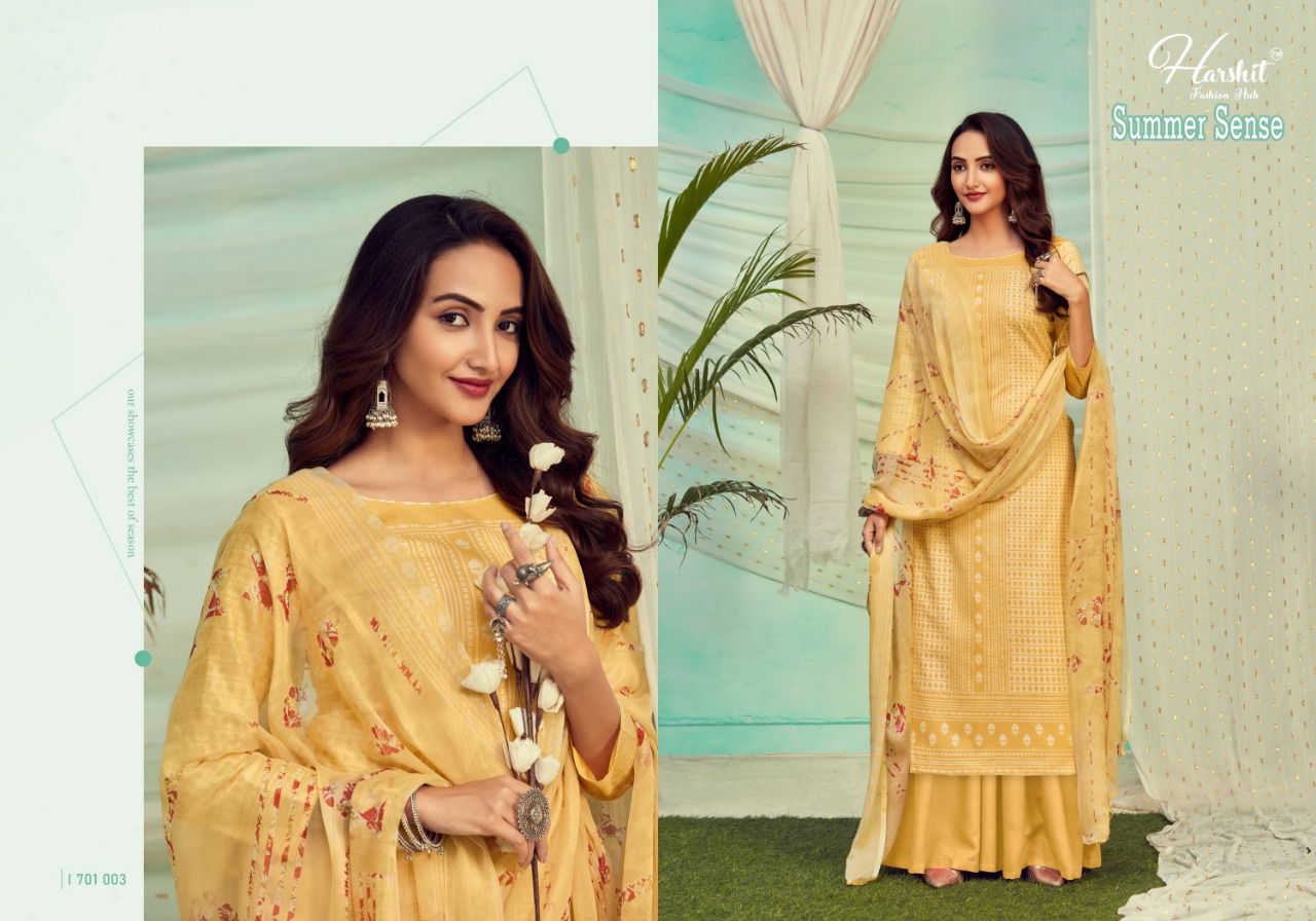 Harshit Summer Sense Latest Cotton Chiffon Print Kurtis Collection